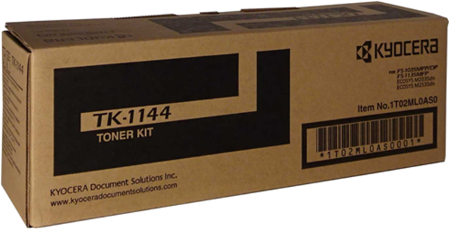 Kyocera TK-1144 Black Toner – Kyocera Printer & Accessories | ACP Online