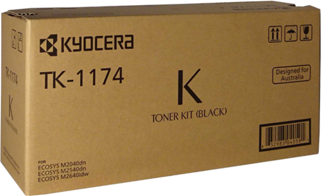 Kyocera TK-1174 Black Toner – Kyocera Printer & Accessories | ACP Online