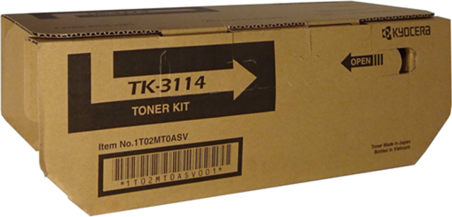 Kyocera TK-3114 Black Toner – Kyocera Printer & Accessories | ACP Online