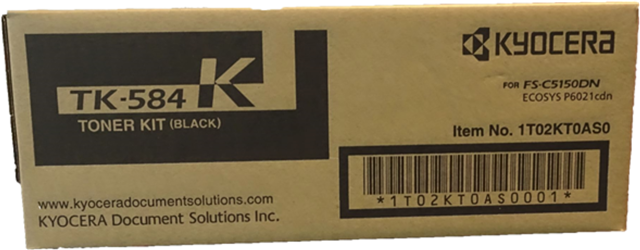 Kyocera TK-584K Black Toner – Kyocera Printer & Accessories | ACP Online