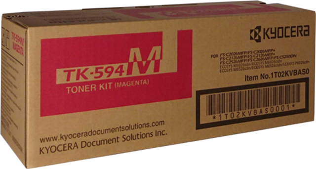 Kyocera TK-594M Magenta Toner – Kyocera Printer & Accessories | ACP Online