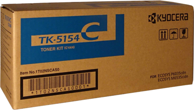 Kyocera TK-5154C Cyan Toner – Kyocera Printer & Accessories | ACP Online