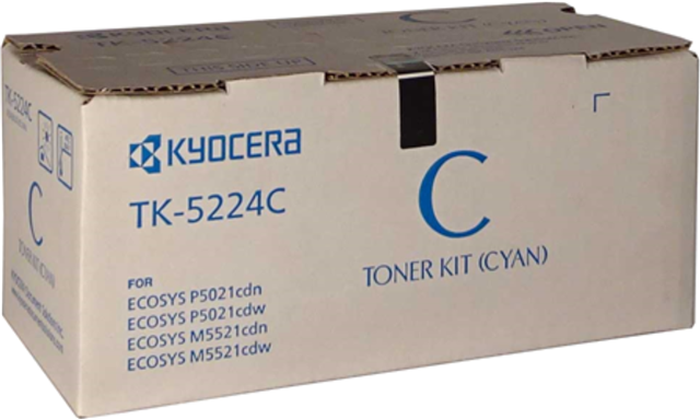 Kyocera TK-5224C Value Cyan Toner – Kyocera Printer & Accessories | ACP Online