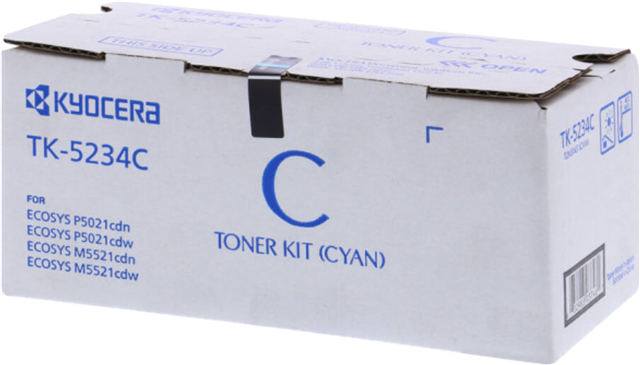 Kyocera TK-5234C Cyan Toner – Kyocera Printer & Accessories | ACP Online