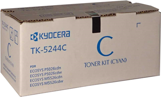Kyocera TK-5244C Cyan Toner – Kyocera Printer & Accessories | ACP Online
