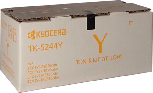 Kyocera TK-5244Y Yellow Toner – Kyocera Printer & Accessories | ACP Online