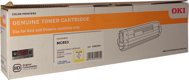 OKI 45862841 Yellow Toner – Printer Consumables | ACP Online