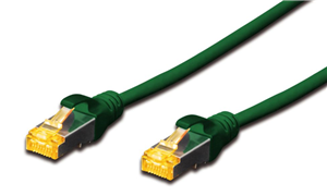 Digitus S-FTP CAT6A Green Patch Lead 0.5m