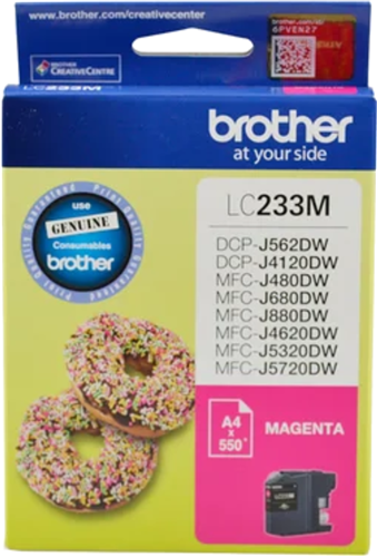 Brother LC233M Magenta Ink Cartridge – Brother Printers & Accessories | ACP Online