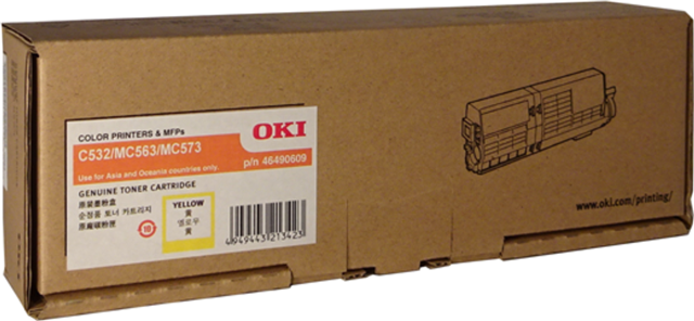 OKI 46490609 Yellow Toner – Printer Consumables | ACP Online