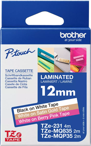 Brother TZe-33M3 12mm Tape Multi Pack – Labelling Devices | ACP Online