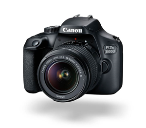 Canon EOS 3000D 18.0MP APS-C DSLR Camera 18-55 Single Lens Kit