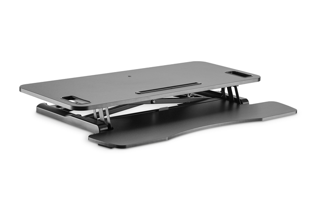 Digitus Ergonomic Height Adjust Workspace Riser - Sit/Stand - Black – Mount Brackets (LCD & Proj) | ACP Online