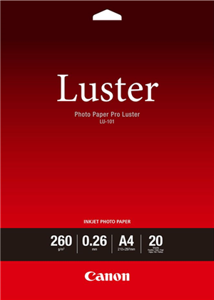 Canon LU-101 A3 Pro Luster 260gsm Photo Paper - 20 Sheets