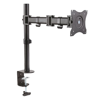 Digitus 15-27" Single LCD Monitor Stand with Clamp Base