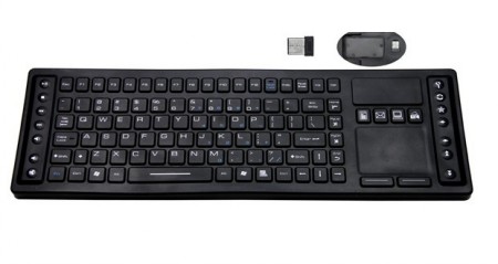 Inputel SK310-WL Silicon IP68 Wireless Keyboard + Trackpad - USB – Keyboards | ACP Online