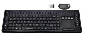 Inputel SK310-WL Silicone IP68 2.4GHz Keyboard + Trackpad - USB