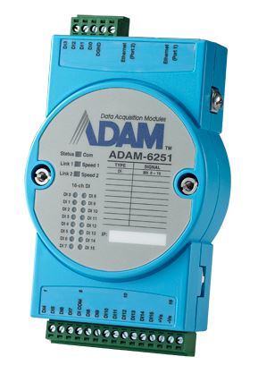 Advantech ADAM-6251 16-ch Isolated Digital Input Modbus TCP Module