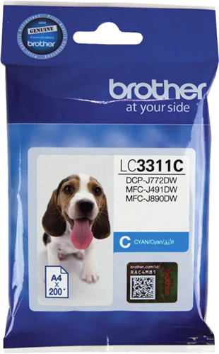Brother LC3311C Cyan Ink Cartridge – Printer Consumables | ACP Online