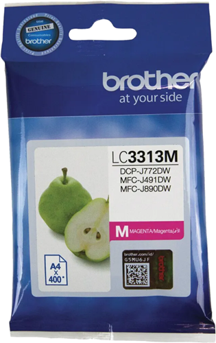Brother LC3313M Magenta Ink Cartridge High Yield – Printer Consumables | ACP Online