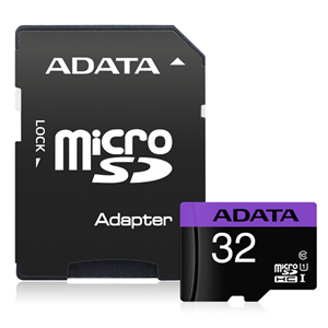 ADATA Premier microSDHC UHS-I Card 32GB + Adapter