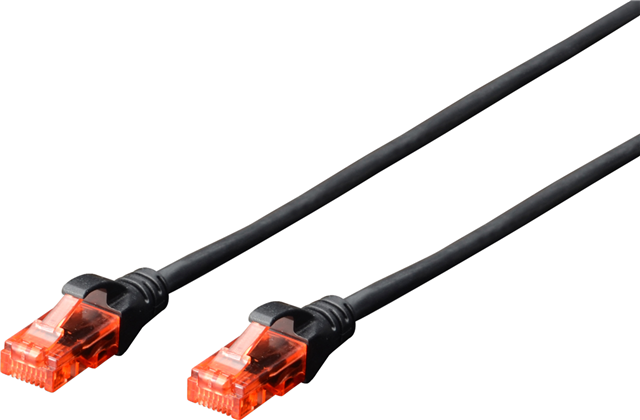 Digitus UTP CAT6 Patch Lead - 0.5M Black – Cables - Patch & Network | ACP Online