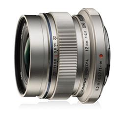 Olympus 12mm f2.0 Wide Metal Micro Four Thirds Lens Silver