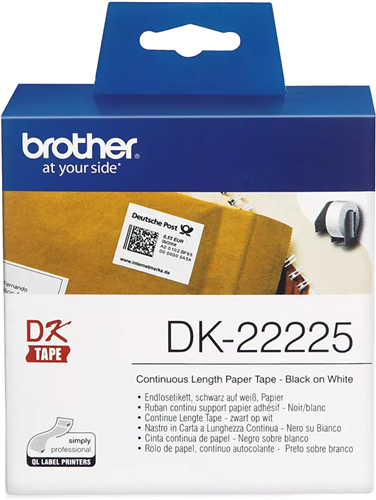 Brother DK22225 Continuous Paper Label 38mm x 30.48m – POS - Consumables | ACP Online