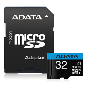 ADATA Premier microSDHC UHS-I A1 V10 Card 32GB + Adapter