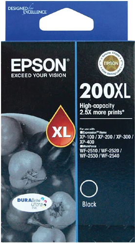 Epson 200XL Black High Yield Ink Cartridge – Printer Consumables | ACP Online
