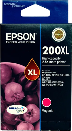 Epson 200XL Magenta High Yield Ink Cartridge – Printer Consumables | ACP Online