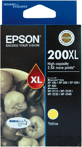 Epson 200XL Yellow High Yield Ink Cartridge – Printer Consumables | ACP Online
