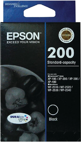 Epson 200 Black Ink Cartridge – Printer Consumables | ACP Online