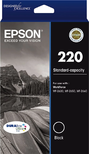 Epson 220 Black Ink Cartridge – Printer Consumables | ACP Online