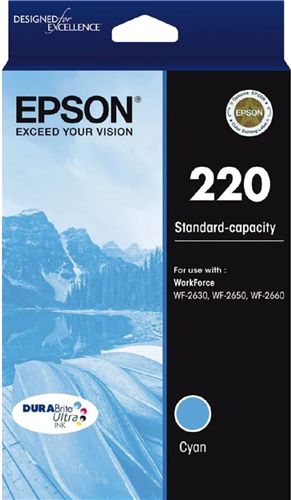 Epson 220 Cyan Ink Cartridge – Printer Consumables | ACP Online