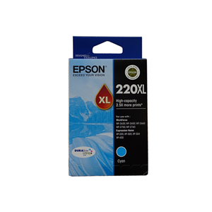 Epson 220XL Cyan High Yield Ink Cartridge