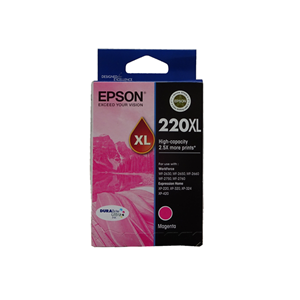 Epson 220XL Magenta High Yield Ink Cartridge