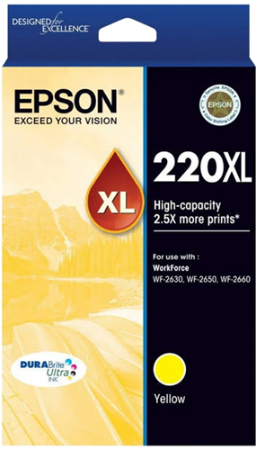Epson 220XL Yellow High Yield Ink Cartridge – Printer Consumables | ACP Online