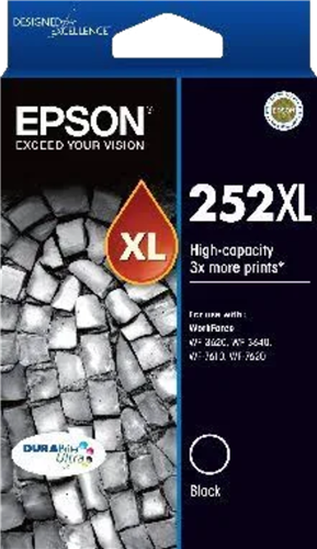 Epson 252XL Black High Yield Ink Cartridge – Printer Consumables | ACP Online