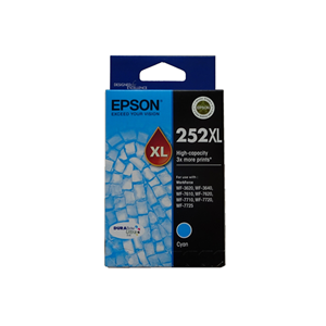 Epson 252XL Cyan High Yield Ink Cartridge