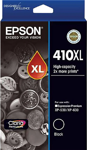 Epson 410XL Black High Yield Ink Cartridge – Printer Consumables | ACP Online