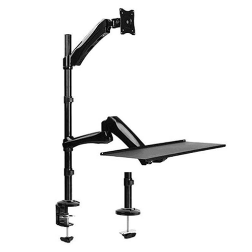 Brateck Single Monitor Sit-Stand Workstation. Fit for most 13"-27" LCD – Mount Brackets (LCD & Proj) | ACP Online