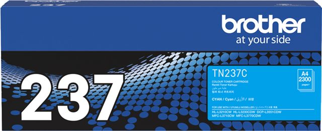 Brother TN-237C Cyan High Yield Toner Cartridge – Brother Printers & Accessories | ACP Online
