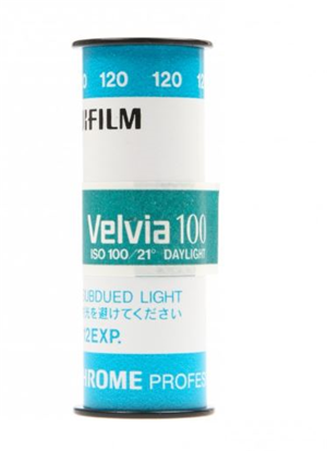 Fujifilm FujiChrome Professional VELVIA 100 120-12 Colour Reversal Film (5 Pack)