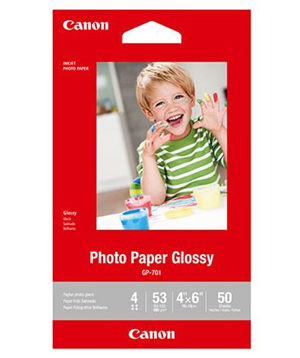 Canon GP-701 4x6 Glossy 200gsm Photo Paper - 50 Sheets