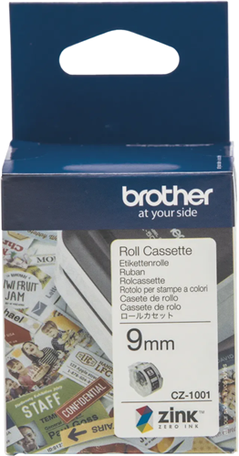 Brother CZ-1001 9mm Printable Roll Cassette – Brother Printers & Accessories | ACP Online