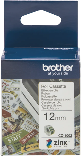 Brother CZ-1002 12mm Printable Roll Cassette – Brother Printers & Accessories | ACP Online