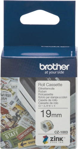 Brother CZ-1003 19mm Printable Roll Cassette – Brother Printers & Accessories | ACP Online