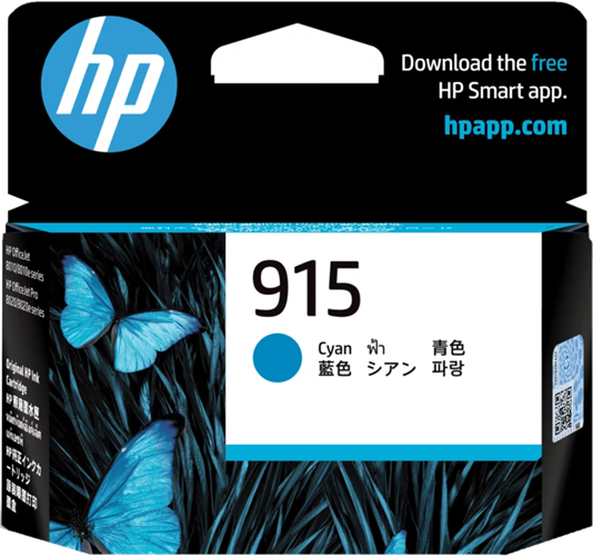 HP 915 Cyan Ink Cartridge – Printer Consumables | ACP Online