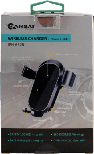 Sansai Hands-free Car Vent Mount with Wireless Charging – Tablet & Smartphone Accessory | ACP Online